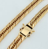 Pulso Cubano Reticulado 5.65gr / 20.3cm / 4.36mm Oro Amarillo +3 18K %