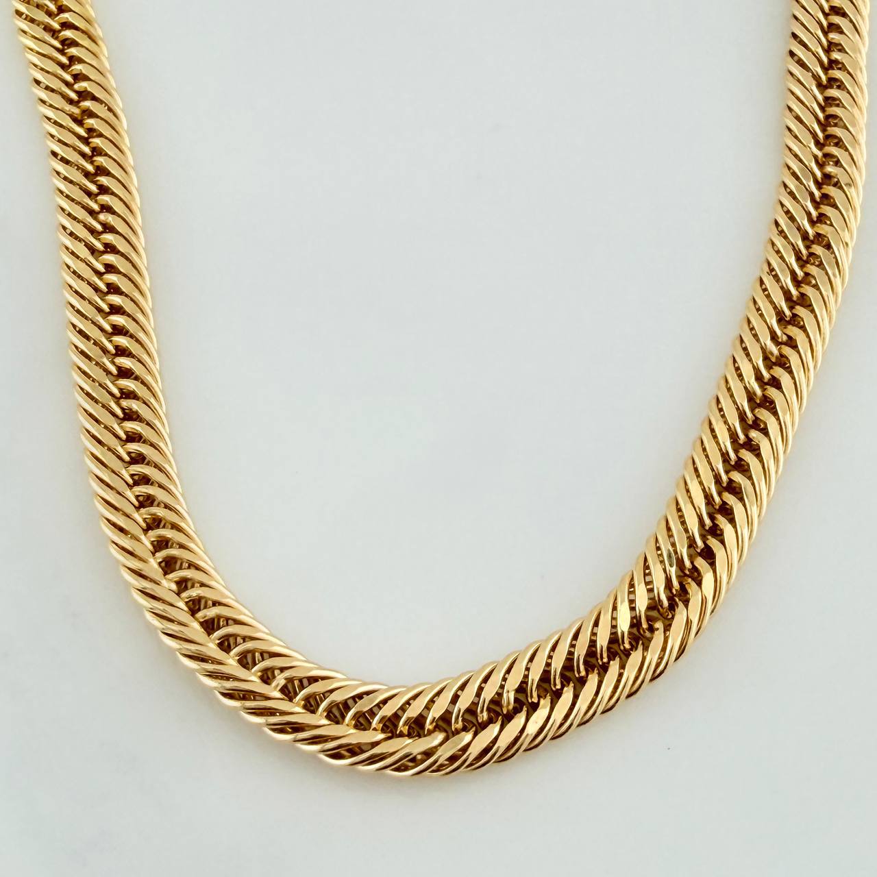 Pulso Cubano Reticulado 4.15gr / 20.3cm / 3.66mm Oro Amarillo +3 18K %
