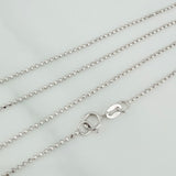 Cadena Militar 1.75gr / 45cm / 0.7mm Oro Blanco +3 18K &