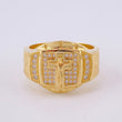 Anillo Cristo 7.85g / T8 3/4 Oro Amarillo 18K