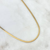 Cadena Espejo 4.3gr / 45cm / Oro Amarillo +3 18K