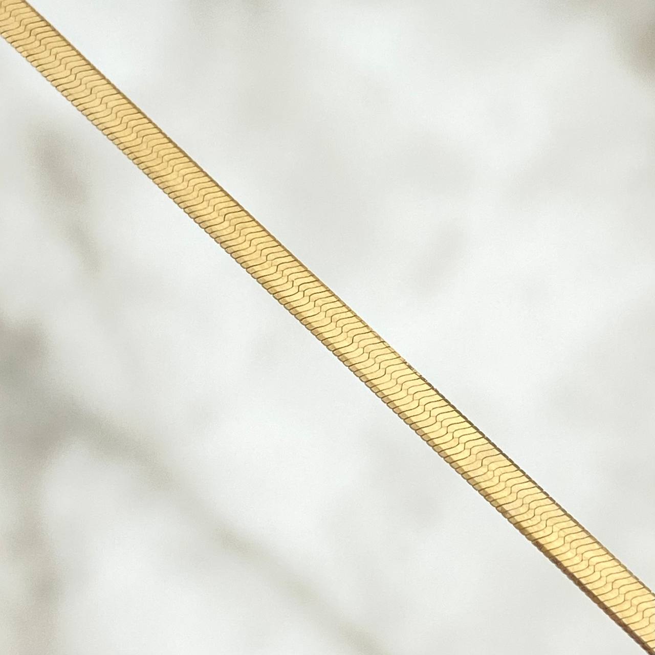 Cadena Espejo 4.3gr / 45cm / Oro Amarillo +3 18K