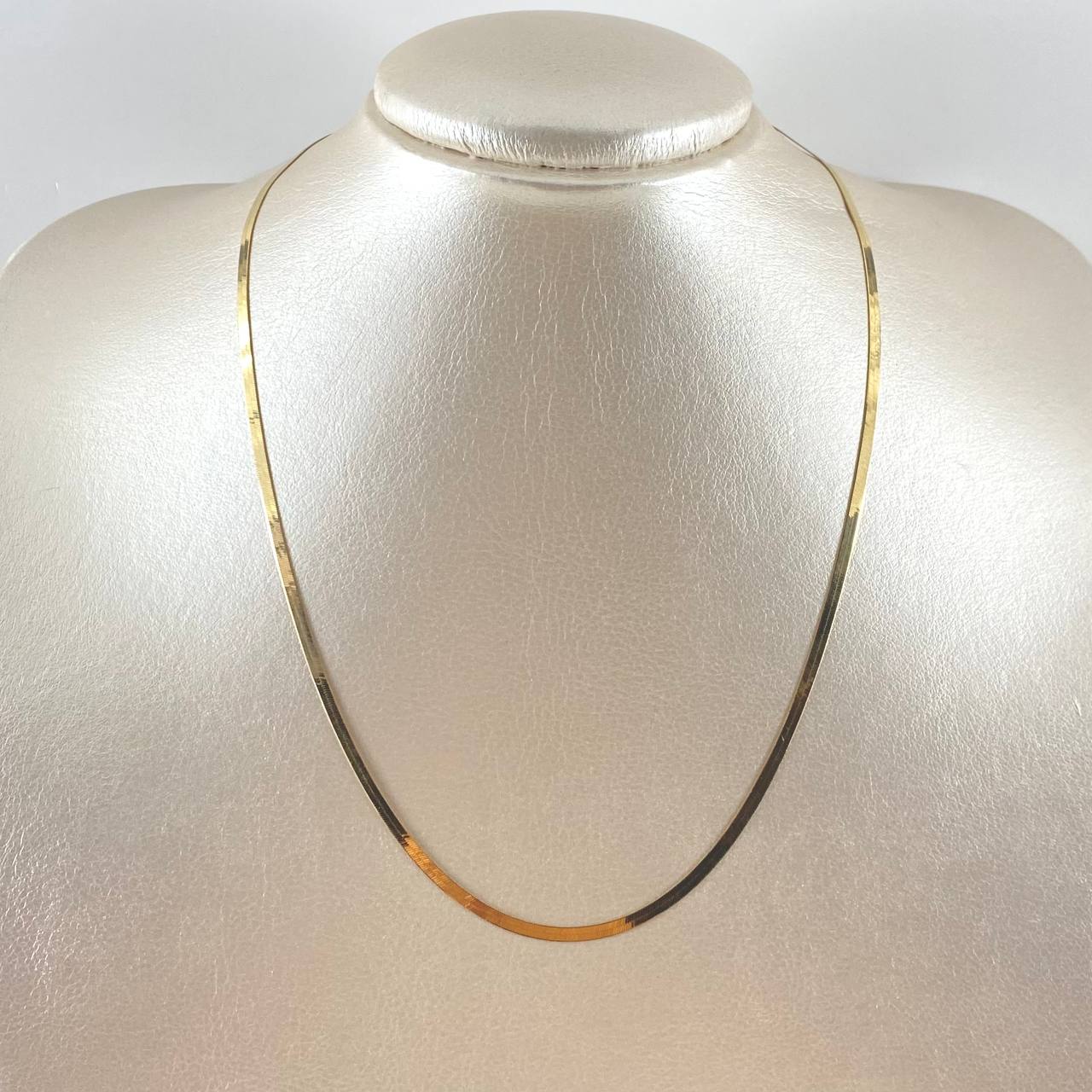 Cadena Espejo 3.85gr / 45cm / 2mm Oro Amarillo +3 18K