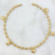 Tobillera GC Calabrote 5.1gr / 25.5cm / 4.5mm "Rana - Oso - Corazón - Sol - Mariposa" Oro Amarillo 18K