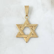 Dije Estrella de David 3.85gr / 4.5cm / Lisa Oro Amarillo 18K