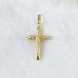 Dije Cruz Cristo 0.95gr / 3.5cm / Oro Amarillo 18K ©