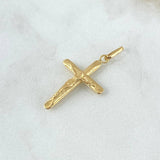 Dije Cruz Cristo 0.95gr / 3.5cm / Oro Amarillo 18K ©