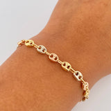 Pulso GC 4.5gr / 21cm / 4.8mm Tres Oros 18K &