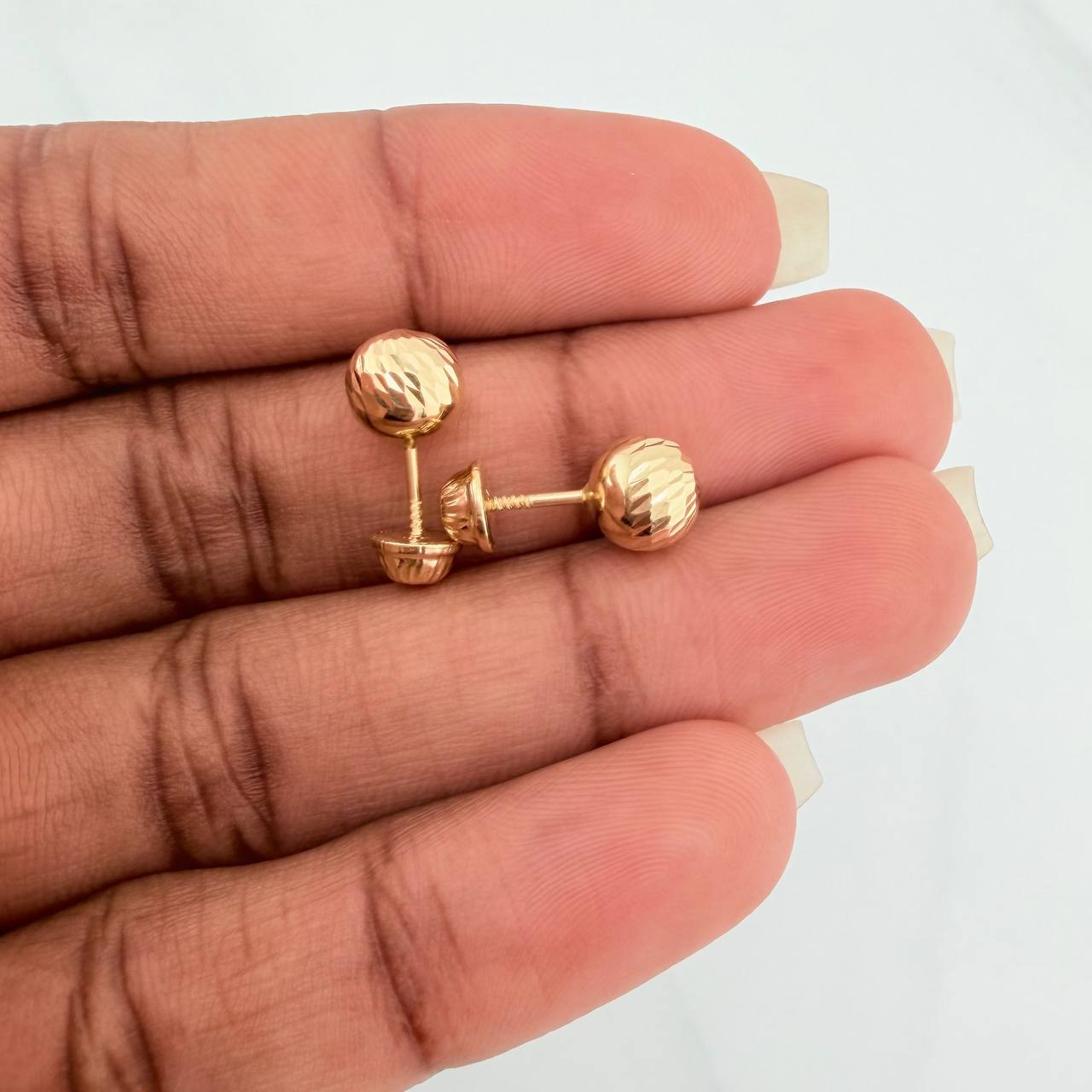 Topos Bola 0.75gr / 6mm Oro Amarillo 18K