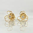 Topos Tres Petalos 0.7gr / Oro Amarillo 18K