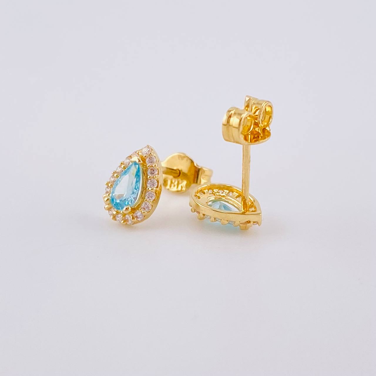 Topos Gota Tupida 1.2g / 8.25mm Oro Amarillo 18K
