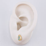 Topos Gota Tupida 1.2g / 8.25mm Oro Amarillo 18K