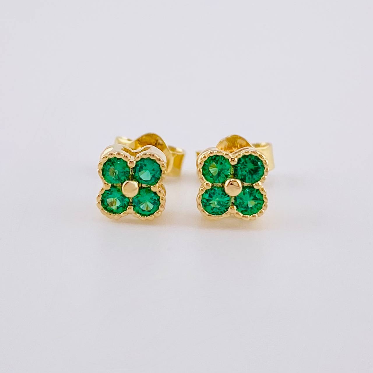 Topos Trebol 1.25g / 5mm Oro Amarillo 18K