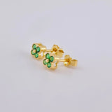 Topos Trebol 1.25g / 5mm Oro Amarillo 18K