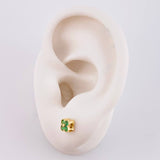 Topos Trebol 1.25g / 5mm Oro Amarillo 18K