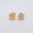 Topos Trebol 1.3g / 5mm Oro Amarillo 18K