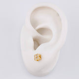 Topos Trebol 1.3g / 5mm Oro Amarillo 18K