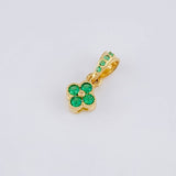 Dije Trebol 0.65g / 1.3cm Oro Amarillo 18K