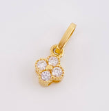 Dije Trebol 0.5g / 1.3cm Oro Amarillo 18K