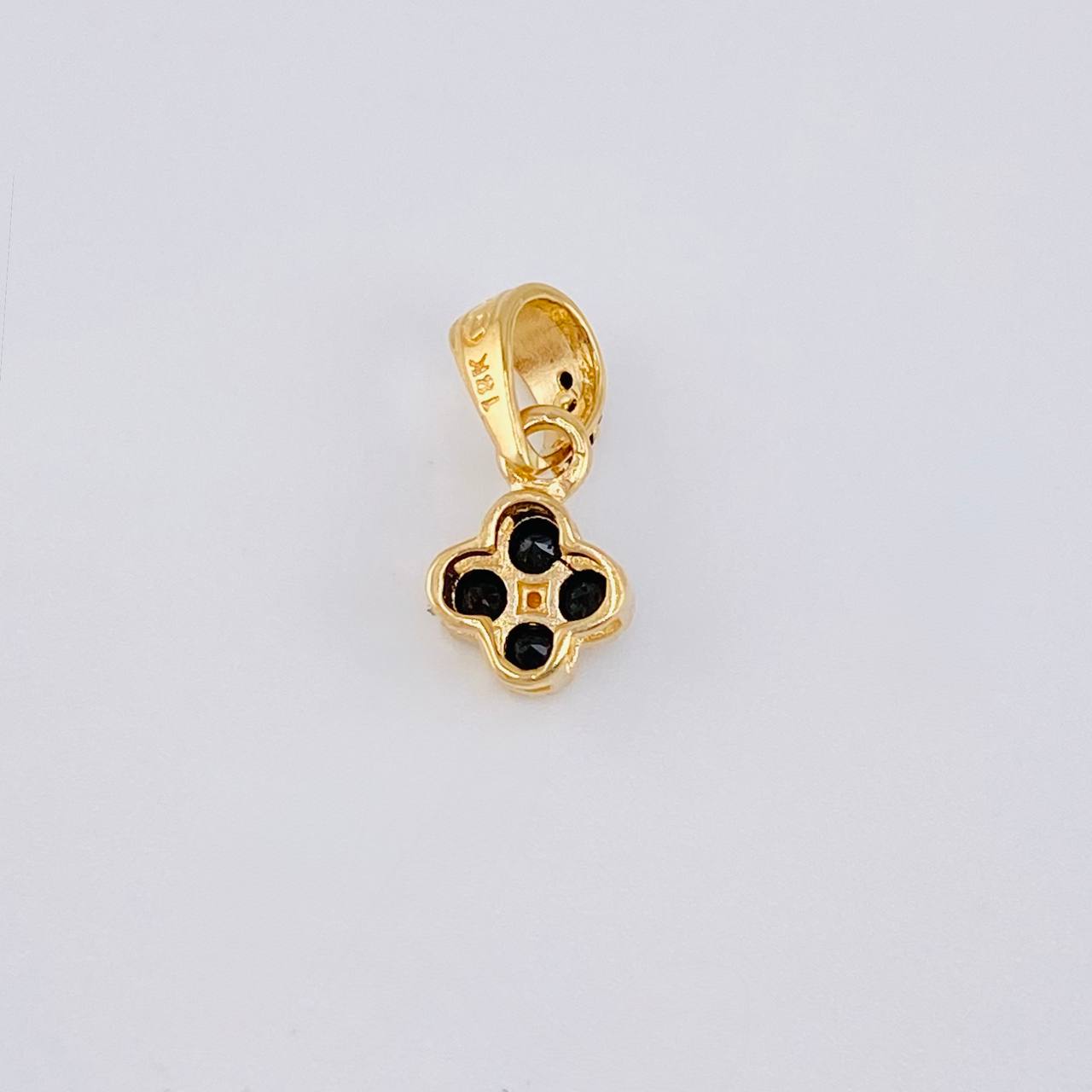 Dije Trebol 0.65g / 1.3cm Oro Amarillo 18K