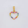 Dije Silueta Corazón 0.85g / 1.8cm Oro Amarillo 18K