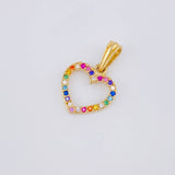 Dije Silueta Corazón 0.85g / 1.8cm Oro Amarillo 18K
