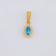 Dije Gota Tupida 0.7g / 1.5cm Oro Amarillo 18K