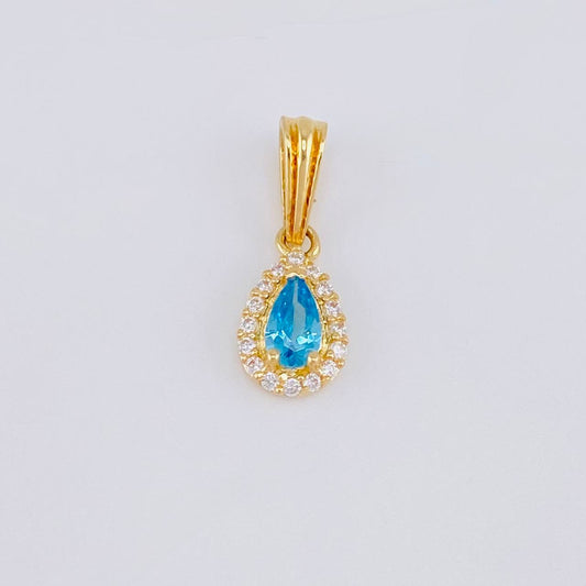 Dije Gota Tupida 0.7g / 1.5cm Oro Amarillo 18K