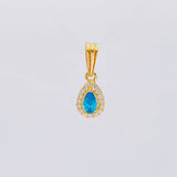 Dije Gota Tupida 0.7g / 1.5cm Oro Amarillo 18K