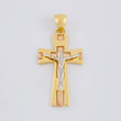 Dije Cristo 6g / 4.6cm Tres Oros 18K