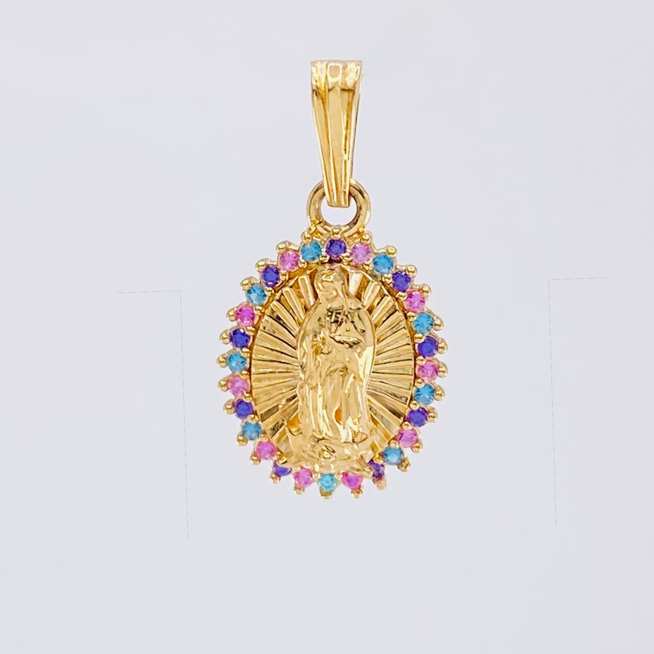 Dije Virgen de Guadalupe 1.95g / 2.2cm Oro Amarillo 18K