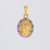Dije Virgen de Guadalupe 1.95g / 2.2cm Oro Amarillo 18K