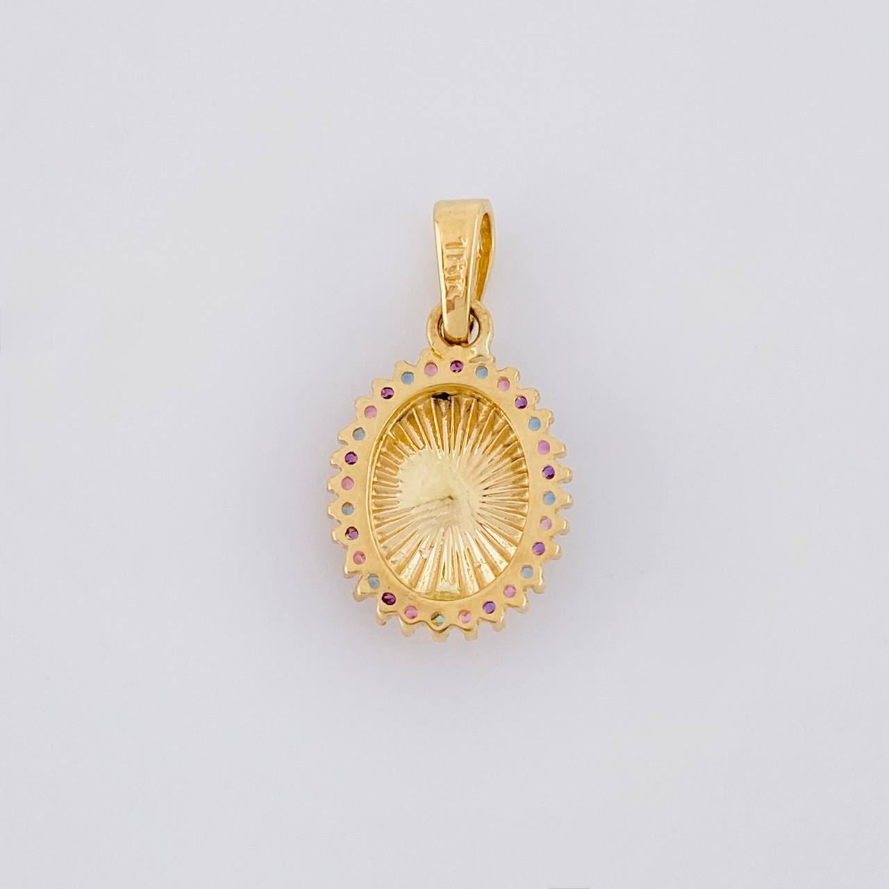 Dije Virgen de Guadalupe 1.95g / 2.2cm Oro Amarillo 18K