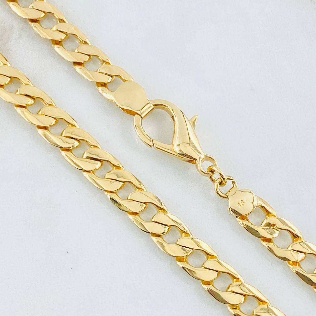 Cadena Cubana 60.4gr / 60cm / 7mm Oro Amarillo Nac.Esp. 18K ©