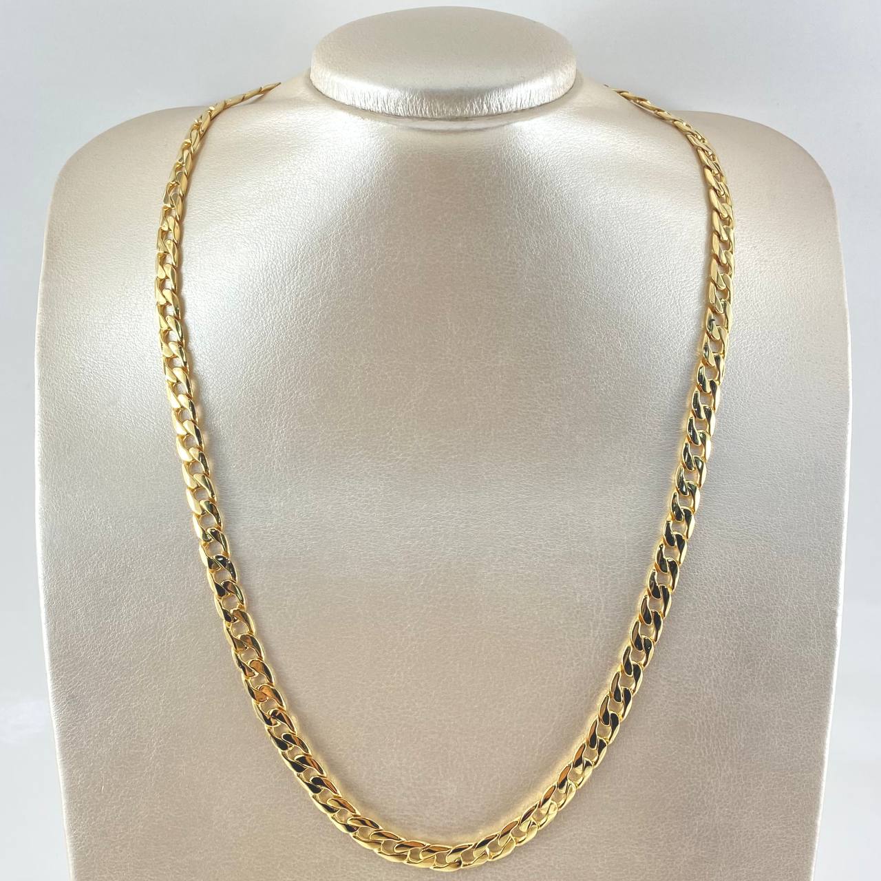 Cadena Cubana 60.4gr / 60cm / 7mm Oro Amarillo Nac.Esp. 18K ©