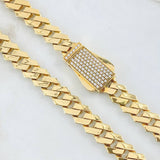 Cadena Cubana 54.65gr / 62cm / 10mm Oro Amarillo Nac.Esp. 18K *