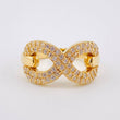 Anillo Infinito 8.15gr / T7 1/2 / Oro Amarillo 18K ©