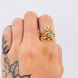 Anillo Tortuga 3.8gr / T5 3/4 / Oro Amarillo 18K ©