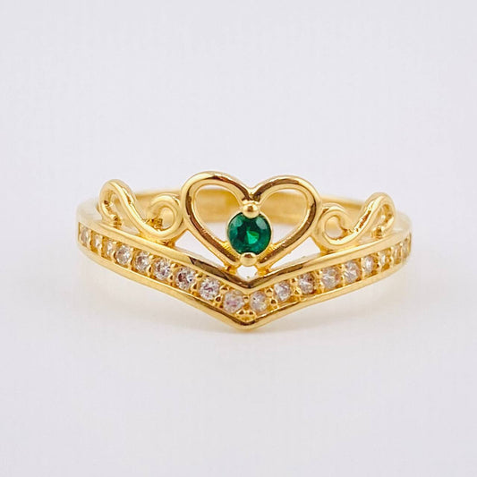 Anillo Tiara 1.75gr / T5 / Oro Amarillo 18K ©