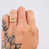 Anillo Tiara 1.75gr / T5 / Oro Amarillo 18K ©
