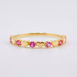 Anillo Corazones Intercalados 1.2gr / T6 3/4 / Oro Amarillo 18K ©