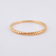 Anillo Entorchado 1gr / T7 1/4 / Oro Rosa 18K ©