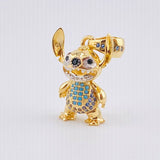 Dije Monstruo 626 5.4gr / 3cm / Dos Oros Amarillo Blanco 18K