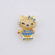 Dije Gata 4.95gr / 2cm / Oro Amarillo 18K *