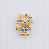 Dije Gata 4.95gr / 2cm / Oro Amarillo 18K *