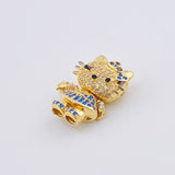 Dije Gata 4.95gr / 2cm / Oro Amarillo 18K *