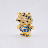 Dije Gata 4.95gr / 2cm / Oro Amarillo 18K *