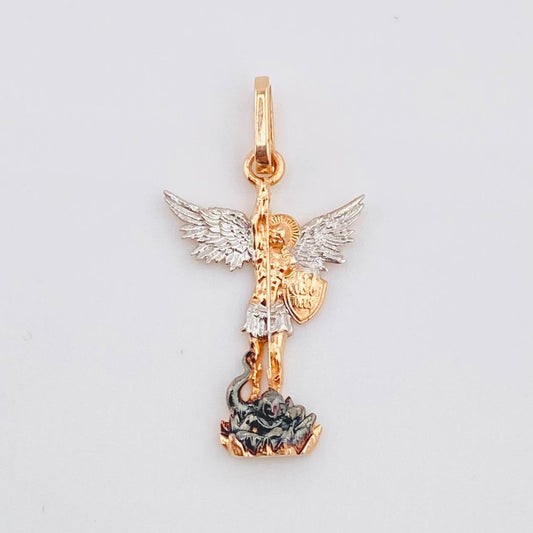 Dije San Miguel 1.75gr / 2.8cm / Tres Oros 18K ©