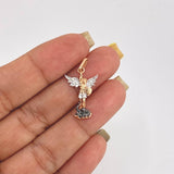 Dije San Miguel 1.65gr / 2.8cm / Dos Oros Blanco Rosa 18K