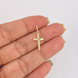 Dije Cruz 0.75gr / 2.5cm / Oro Amarillo 18K ©